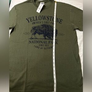 Delta Olive/Green Yellowstone Graphic Tee
